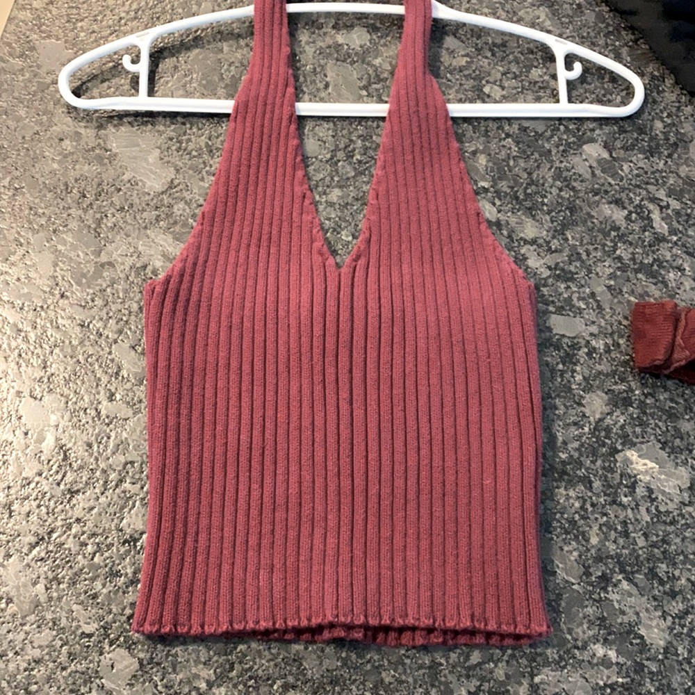 Halter top crop